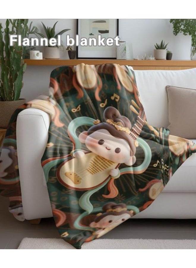 general Baby and children's cartoon flannel thin blanket (warm and comfortable, suitable for sleep, game use) 70cm*100cm - Image 5