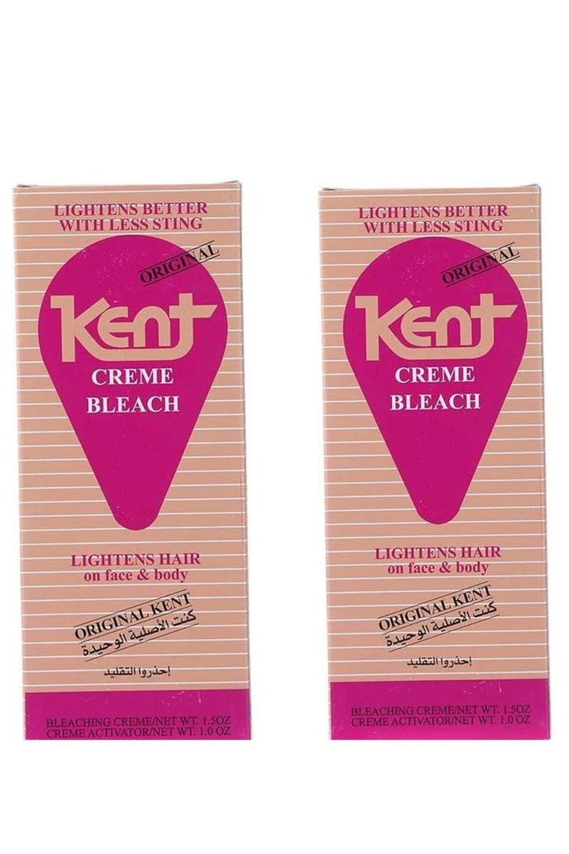 كينت كريم لتبييض وتفتيح الشعر يفتح لون الشعر قطعتين 2*42 جرام