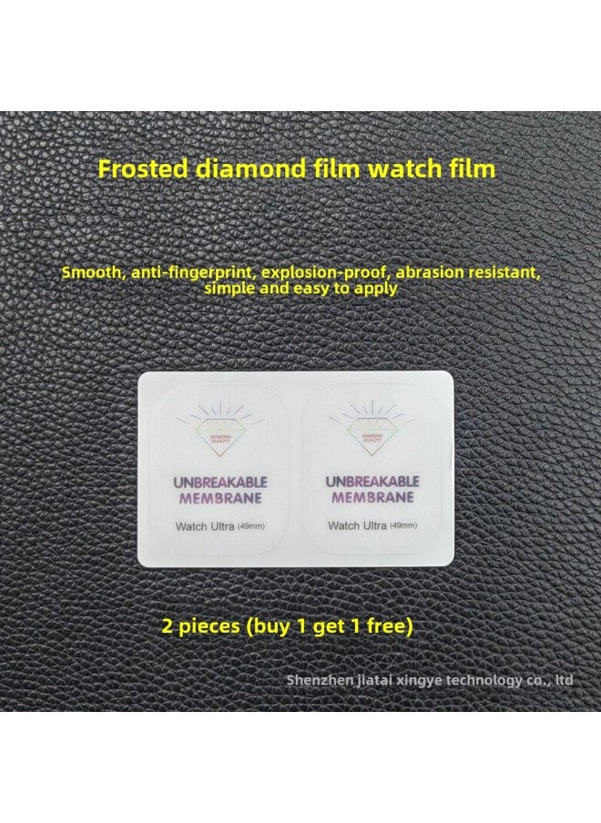 Generic Suitable For Apple WATCH 44MM Diamond Film WATCH 49MM Frosted Soft Film WATCH6 WATCH Se-Color:Hydrogel Film-Size:Huawei Watch Gt5/ 5pro 46mm  - Image 4