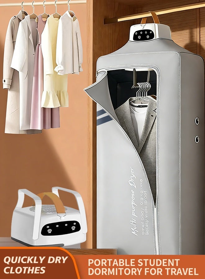 APEX Portable Laundry Dryer, Multifunctional Electric Dryer Machine, Mini Clothes Dryer with Dryer Bag, 2 Gear Adjustable Small Dryer Machine - Image 1