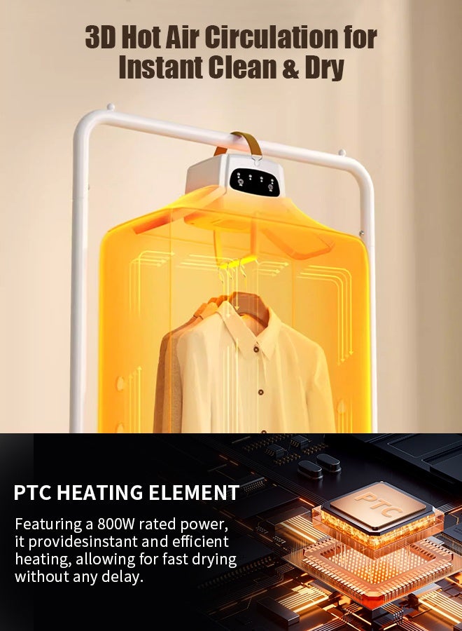 APEX Portable Laundry Dryer, Multifunctional Electric Dryer Machine, Mini Clothes Dryer with Dryer Bag, 2 Gear Adjustable Small Dryer Machine - Image 5