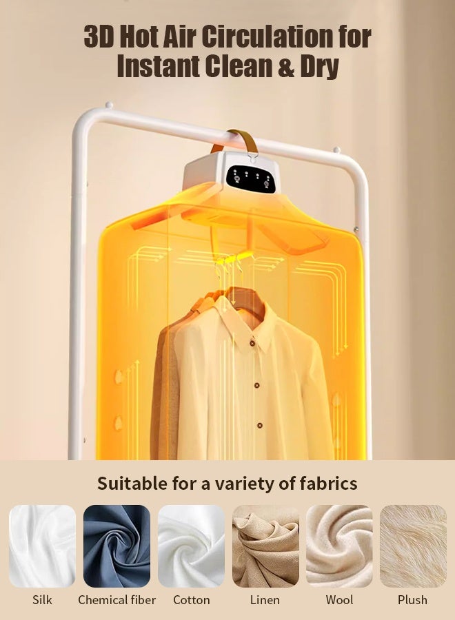 APEX Portable Laundry Dryer, Multifunctional Electric Dryer Machine, Mini Clothes Dryer with Dryer Bag, 2 Gear Adjustable Small Dryer Machine - Image 2