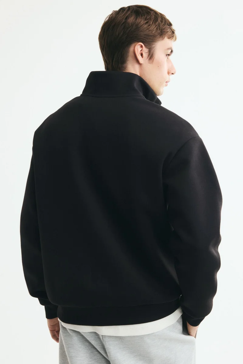 H&M  Relaxed Fit Zip-top sweatshirt for Men | Best Price UAE