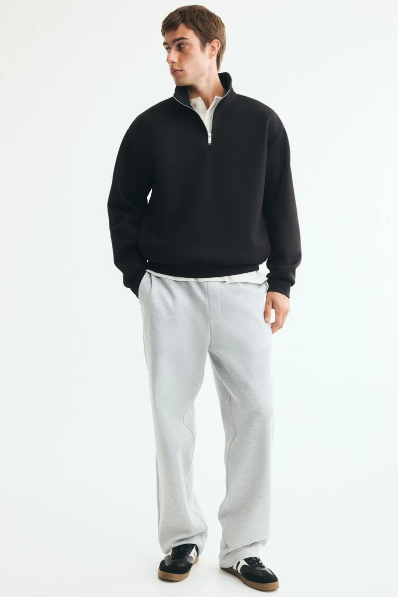 H&M  Relaxed Fit Zip-top sweatshirt for Men | Best Price UAE