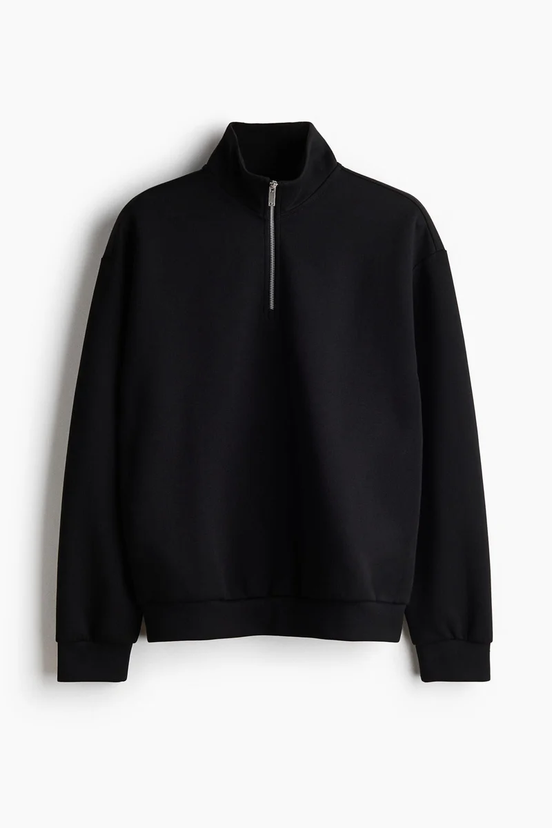 H&M  Relaxed Fit Zip-top sweatshirt for Men | Best Price UAE