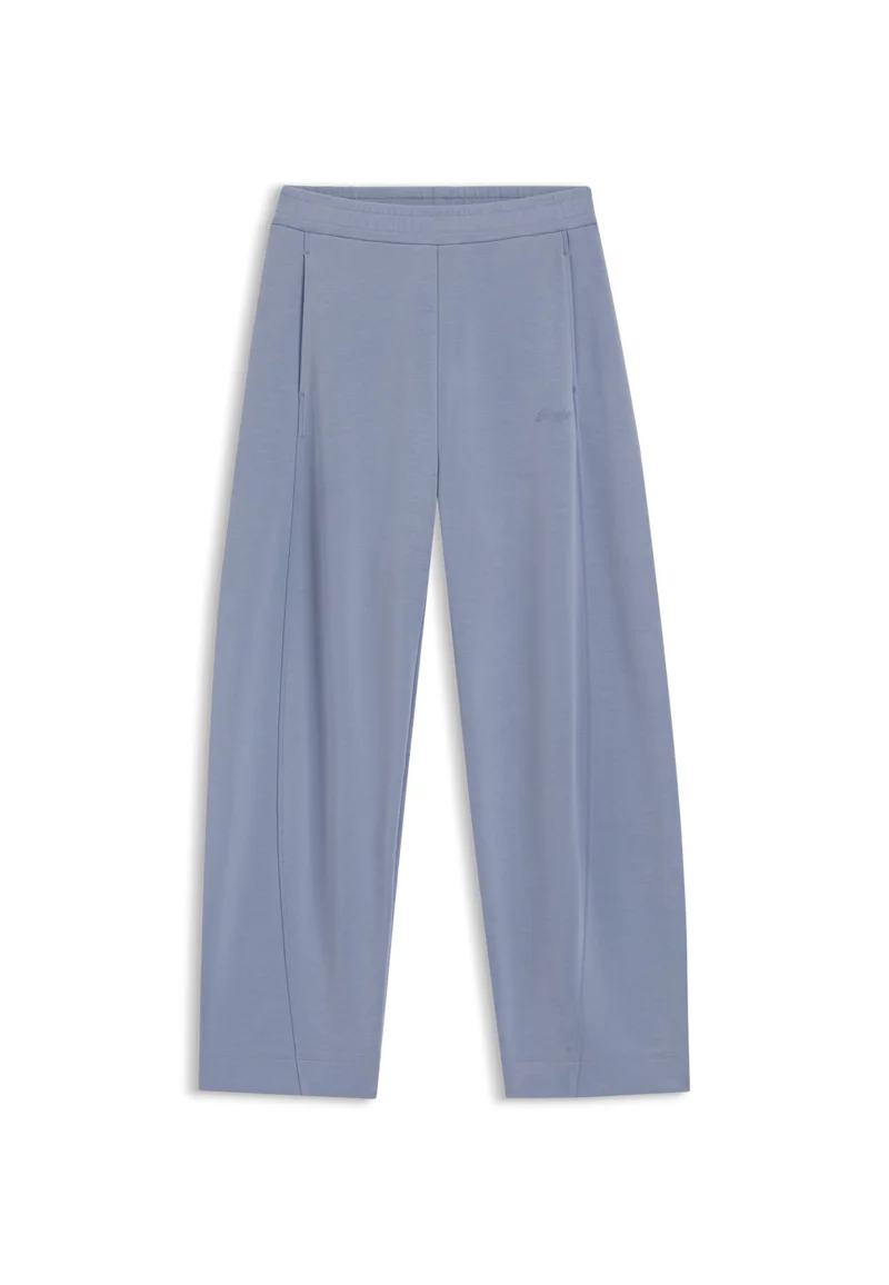 BOSS Blue Balloon-fit tracksuit bottoms with logo embroidery for Women | Best Price UAE