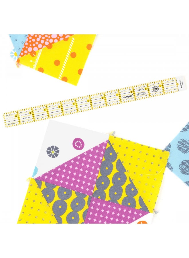 Omnigrid Omnigrid Quilter's Ruler, 1" x 12-", Clear  - Image 3