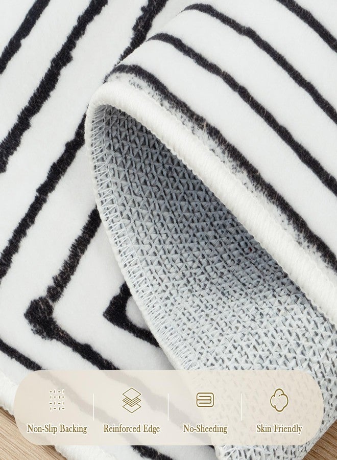 لايف بوكس سجادة ممر قابلة للغسل من لايف بوكس، مقاس 2×6، سجادة عصرية للمطبخ والمدخل، سجادة داخلية مانعة للانزلاق ولا تتساقط أليافها، مناسبة للممرات والمطابخ والمداخل وغرف الغسيل والحمامات - Image 2