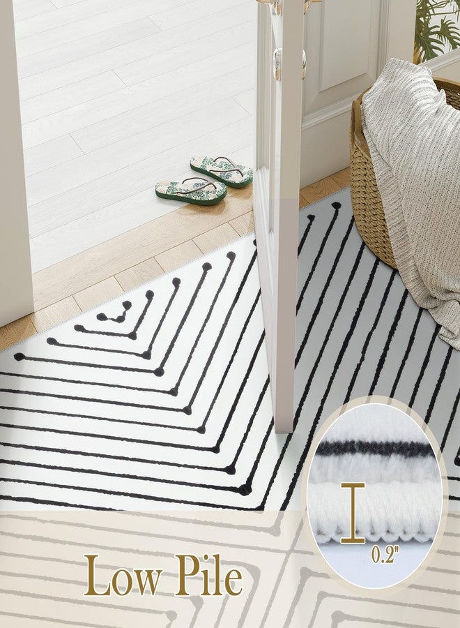 لايف بوكس سجادة ممر قابلة للغسل من لايف بوكس، مقاس 2×6، سجادة عصرية للمطبخ والمدخل، سجادة داخلية مانعة للانزلاق ولا تتساقط أليافها، مناسبة للممرات والمطابخ والمداخل وغرف الغسيل والحمامات - Image 4