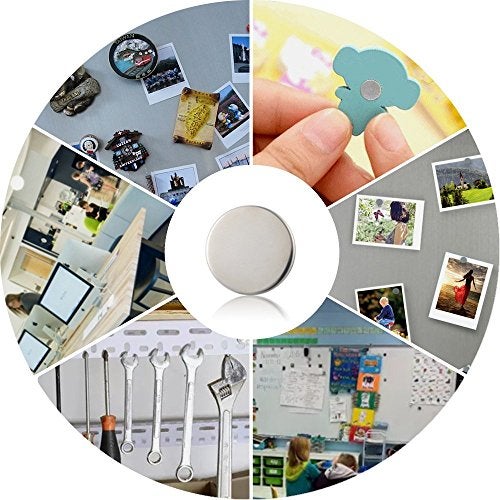 wotoy 30 Pcs 12x3mm Strong Mini Small Fridge Magnets Tiny Whiteboard Magnet for Refrigerator Office Magnetic Dots Crafts Miniatures Small Models - Image 3