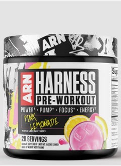 ARN Harness Pre-Workout 20 Servings - Pink Lemonade 290g 