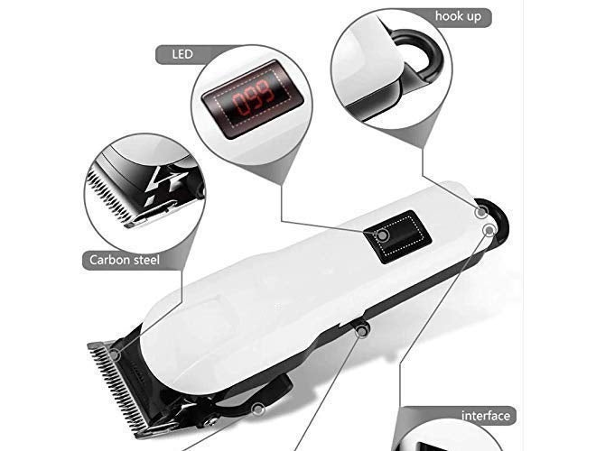 Concepta Hair Trimmer for Men Hair Cutting – Rechargeable Beard Trimmer for Man – Waterproof Shaver with USB Charging & 4 Combs for Hairs, Beard And Moustaches - Cordless Hair Trimmer - Image 2