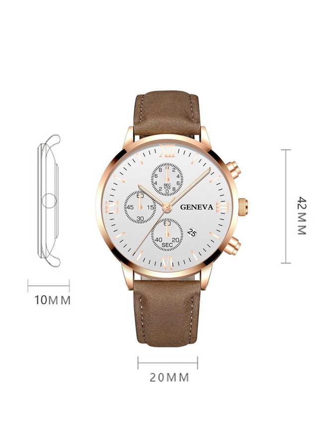 Geneva Fashion Style Quartz Analog Watch  - Image 3