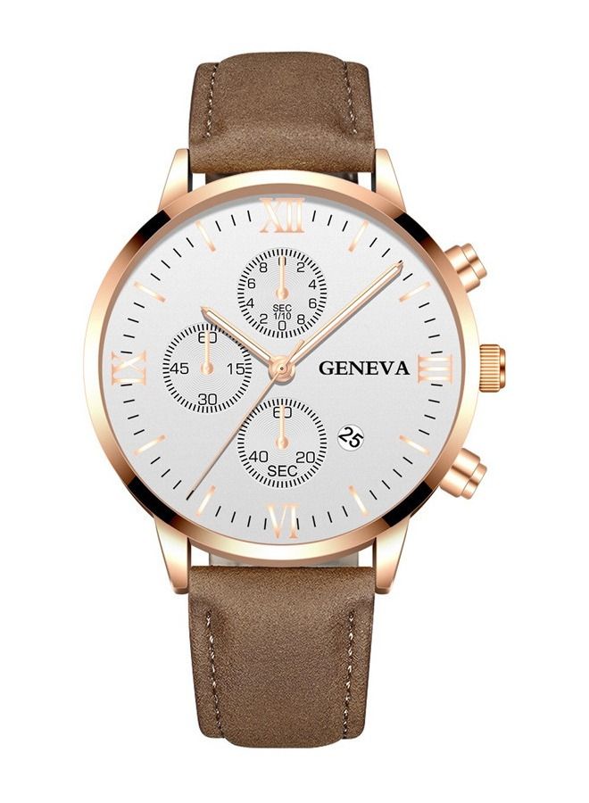 Geneva Fashion Style Quartz Analog Watch  - Image 1