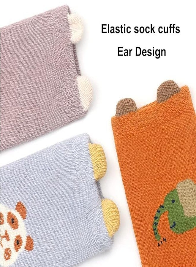 HIYON Non Slip Baby Socks with Grip Non Skid Ankle Socks for 6-12 Month Infants 1-5 Years Toddlers Kids Boys Girls - Image 4