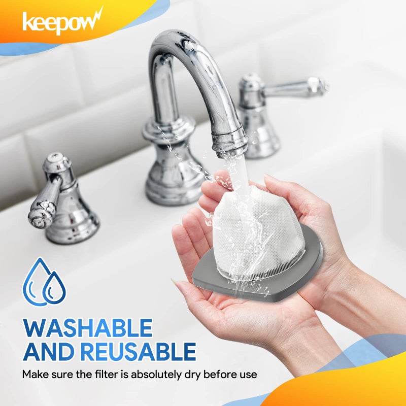KEEPOW Featherweight Replacement Filters Compatible with Bissell Featherweight Stick Lightweight Bagless Vacuum 2033, 20331, 20333, 20336, 20339, 2033M (4-Pack) - Image 5