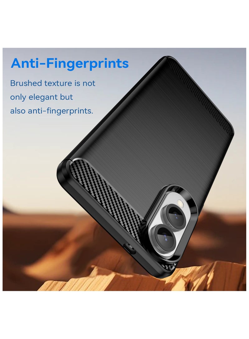 Phone Case for Samsung Galaxy S25 Edge Soft TPU Brushed Texture Anti-Slip Cover - Image 2