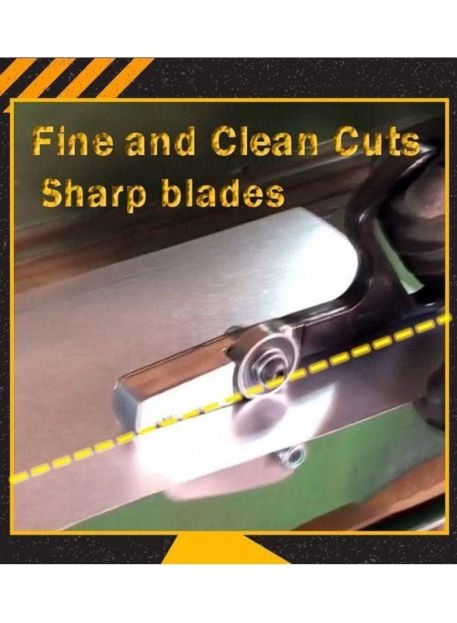 M MIAOYAN Metal sheet hand pull cutter, thin metal sheet and plastic cardboard rolling cutter Easy metal punching and shearing machine - no scissors, just pull - Image 4