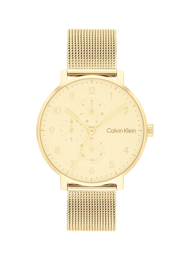 CALVIN KLEIN ساعة يد للجنسين أنالوج دائرية الشكل من الفولاذ المقاوم للصدأ 25200403 - 40 مم - Image 3