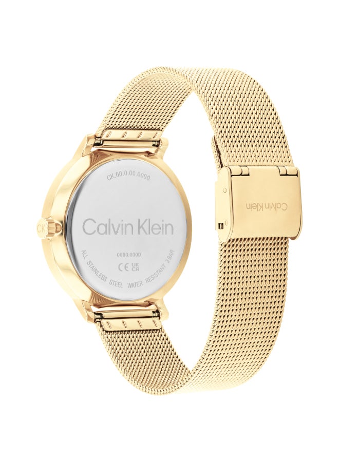 CALVIN KLEIN ساعة يد للجنسين أنالوج دائرية الشكل من الفولاذ المقاوم للصدأ 25200403 - 40 مم - Image 2