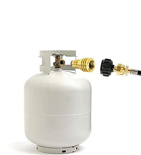 Joywayus Propane Tank Adapters Converts LP Tank POL Service Valve to QCC1 Brass Solid Universal Fit (Type 1) - Image 5