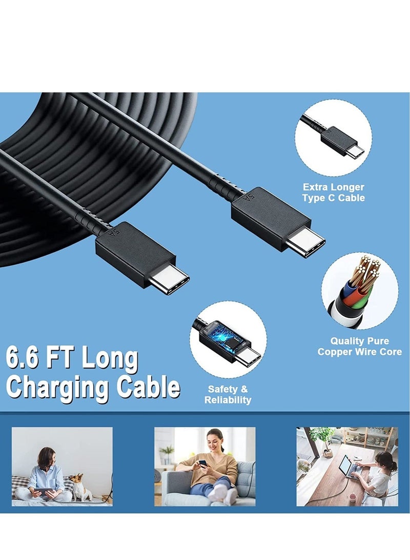 45W USB C Super Fast Charger USB C Plug for compatible Samsung Galaxy S22 Ultra/S22+/S22/S21 Ultra/S21+/S21/S20/Note20/Note10/S10,Galaxy Tab S7/S7+/S8/S8+/S8 Ultra,PPS Charger with 1M Cable USB C Fast - Image 4