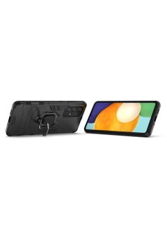 RICOONLINE Protective Phone Case Cover for Samsung Galaxy A73 5G with Ring Stand Black  - Image 4