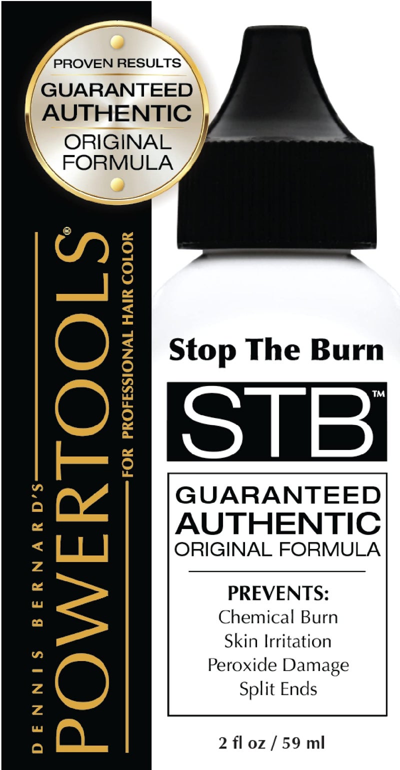 POWERTOOLS STB, The Original Stop The Burn 2 oz | Mix Directly Into Hair Color Formula To Lessen Scalp Irritation From Hair Color - Image 1