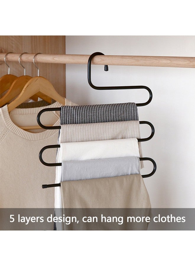 HOUSE OF QUIRK House of Quirk Stainless Steel S-Shape 5 Layers Trouser Pants Hanger Silver (Set 4)  - Image 3
