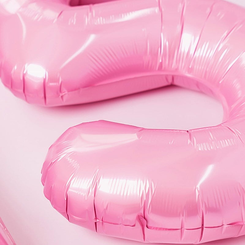 Yiran Sweet 17 Pink Balloons - 71 Pink Big Giant Jumbo Huge Foil Mylar Helium 17th & 71st Birthday Party Balloons for Girls & Women - Image 2