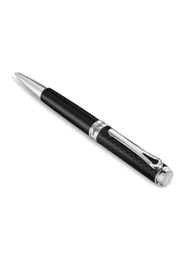 CERRUTI 1881 Angelo Pen Half Textured & Carbon Fiber Finish Modern Durability & Elegance