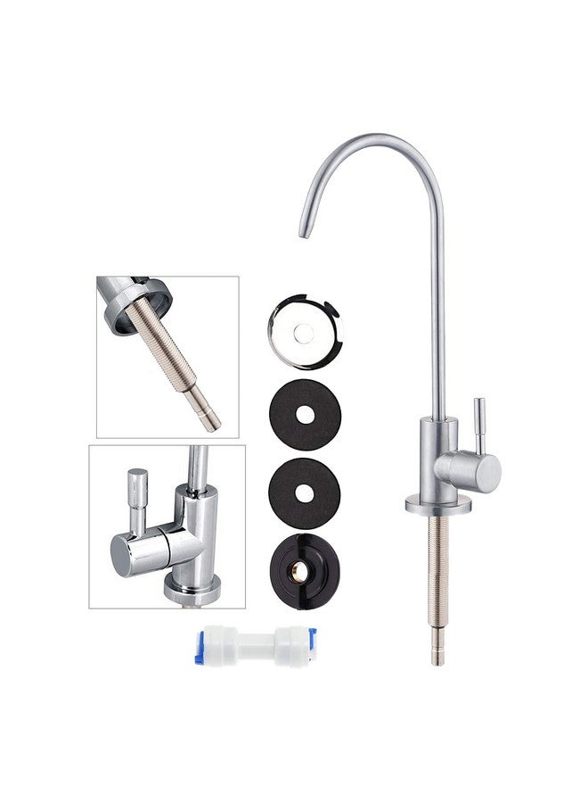 Shapure Imported Ro Faucet tap for Undersink for All Ro Water purifiers, Stainless Steel Kitchen Sink Faucet Tap with Chrome Finish for RO Drinking Water Filter (Kent Type Faucet) - Image 3
