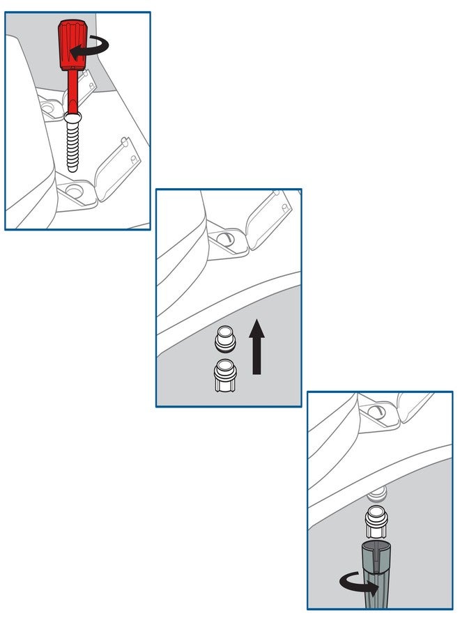 Ginsey All-in-One Toilet Seat Tightening Kit - Image 2