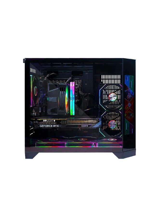 Spear Pc Gaming Pro – Intel i5-14400F, RTX 5060 8GB Triple-Fan, 16GB DDR5, 1TB NVMe SSD 3300MB/s, 600W PSU, ATX Case with 6 ARGB Fans, Corner LCD Screen & Remote Control, Windows 11 Pro - Image 2