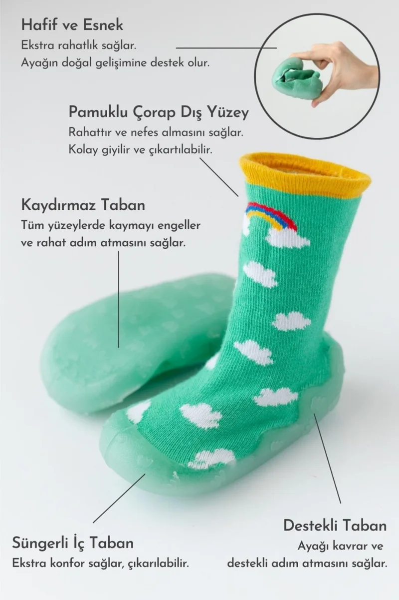 Mama Yoyo Nou Nou Unicorn Non-Slip Sock Slippers