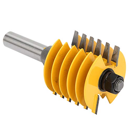 Ejoyous Ejoyous Finger Joint Router Bit, 1/2 Inch Shank Glue Joint Router Bit Woodworking Milling Cutter for DIY Door Table  - Image 1