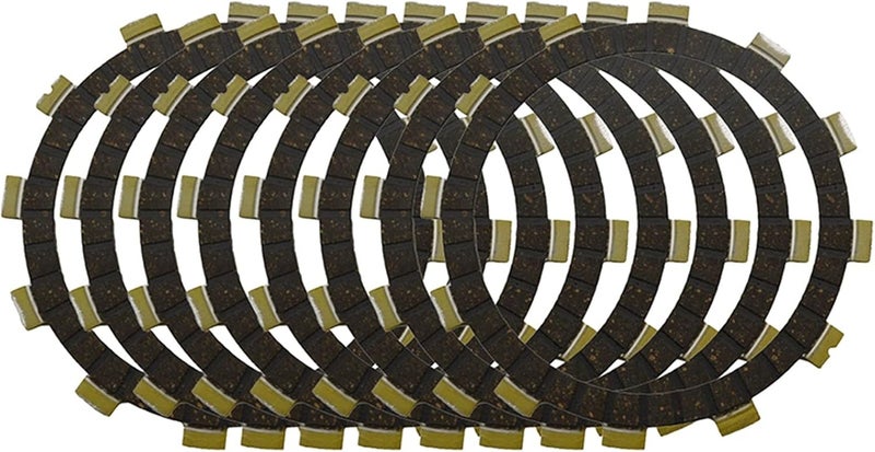 DEMULAX 8pcs Bakelite Motorcycle Clutch Friction Plates - Image 1