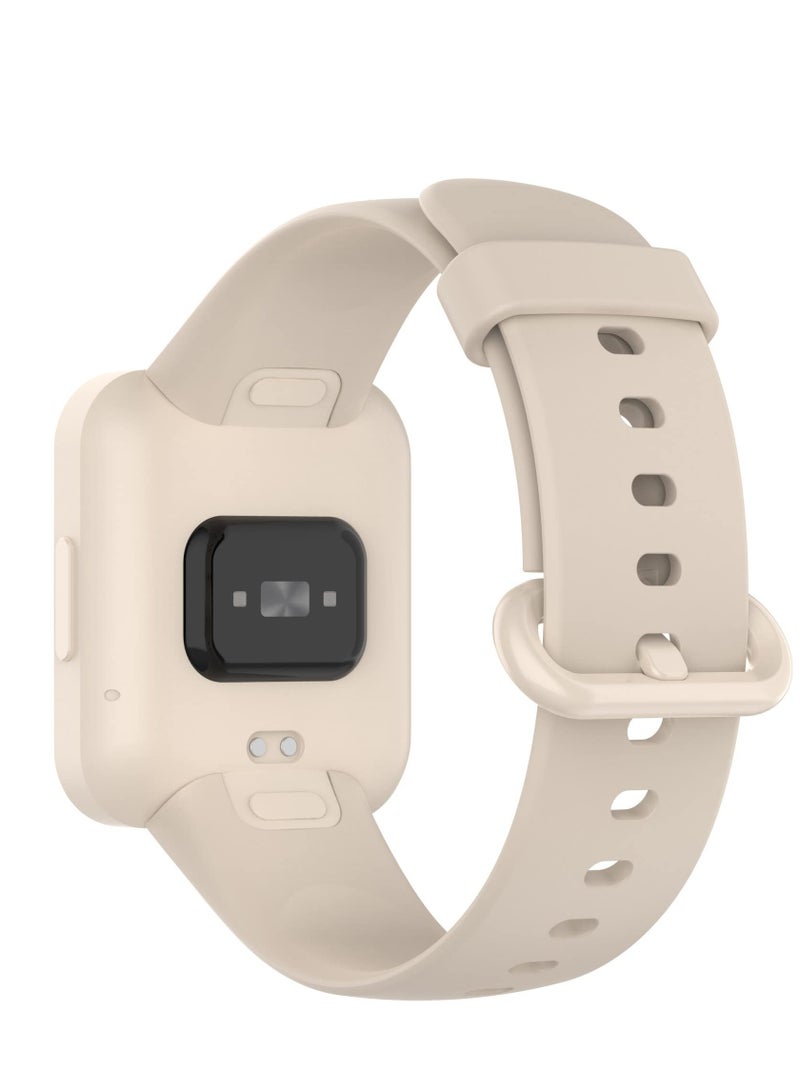 مجموعة من 4 أحزمة متوافقة مع Redmi Watch 1 Lite/Redmi Watch 1/Xiaomi Mi Watch Lite 1، سوار رياضي بديل من السيليكون الناعم بشريط ملون - Image 5