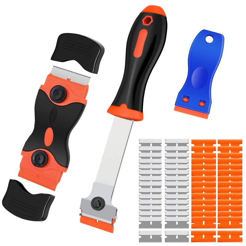 Cleaning Scraper – Razor Blade Scraper, for Glass, Stove Top, Label Removal