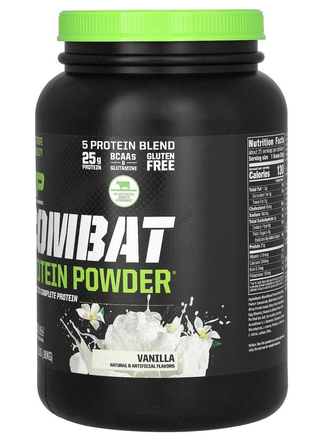 MusclePharm Combat Protein Powder Vanilla 2 lbs (0.9 kg) - Image 2