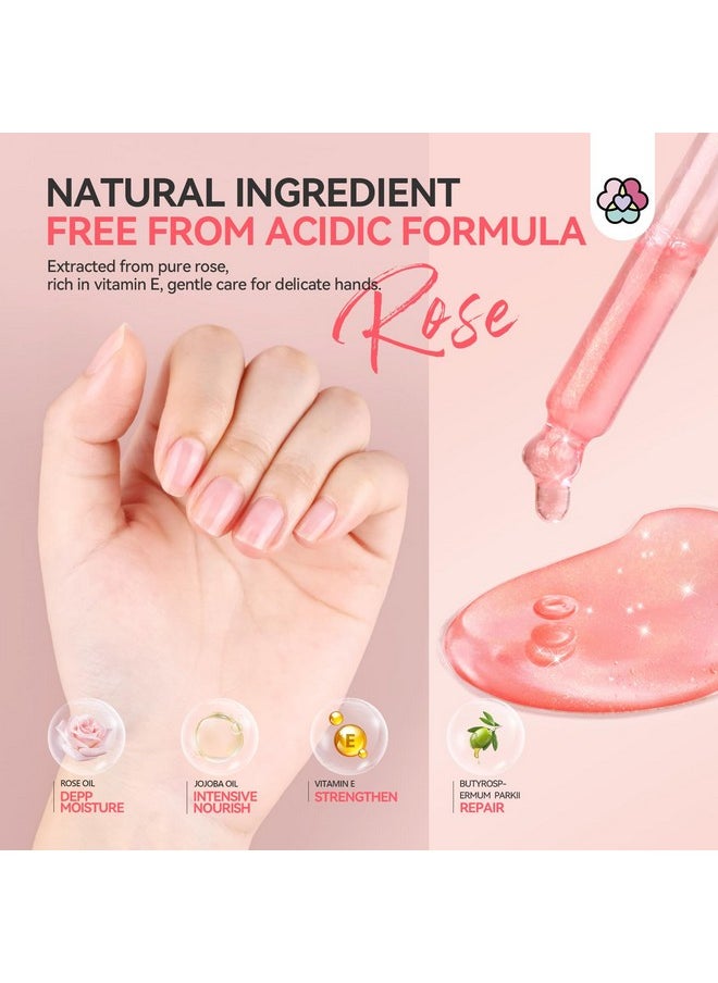 Saviland Cuticle Oil Vitamin E 40Ml Rosehip Nail Growth Oil Jojoba Mineral Nail Oil Plantbased Cuticle Oil For Nail Ultra Nourishing Repair Nail  - Image 3