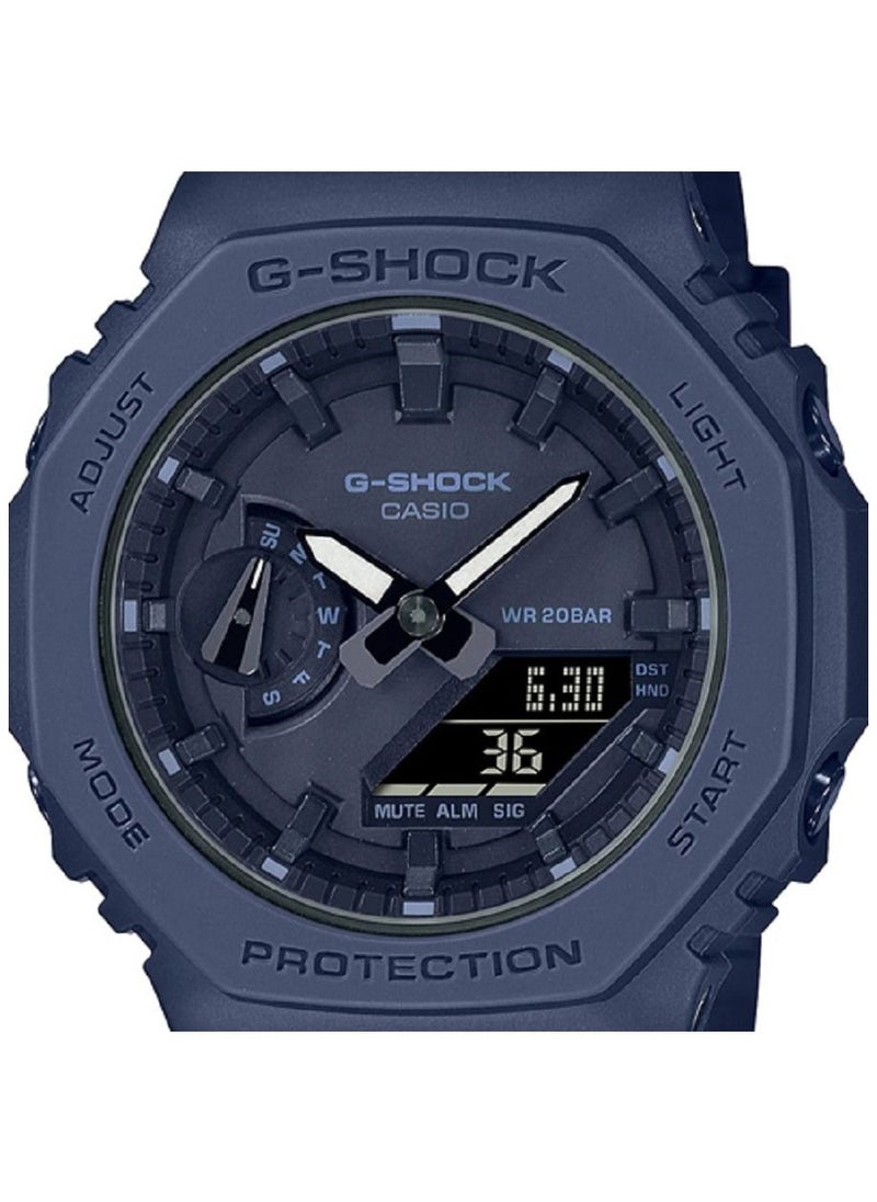 CASIO Casio Women Watch G-Shock Octagonal Smoky Monochromatic Stylish Solid Colors Analog Digital Black Dial Resin Band GMA-S2100BA-2A1D  - Image 3