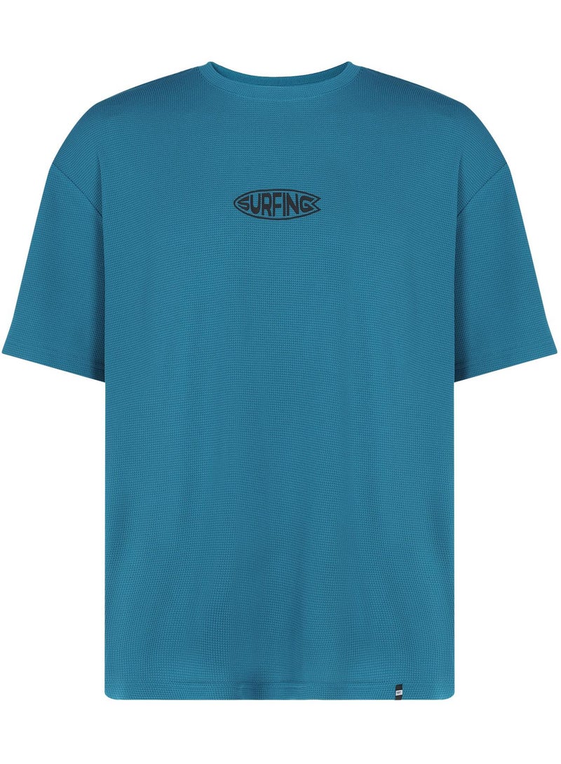 Termit تي شيرت واقي من الشمس للرجال بحري EU 44-46، تيرميت، حماية UPF 40+، تقنية التجفيف السريع Swim'n'dry، متين ومريح للأنشطة الخارجية والمائية - Image 1