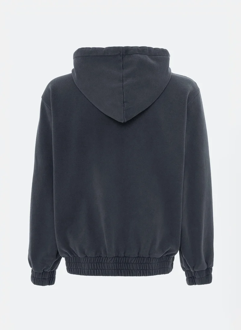 Lichi  Cropped hoodie with elasticated waistband for Women | Best Price UAE