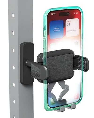 OEO Phone Holder with Magnetic Base for Golf Cart, Gym| Strong Magnetic Phone Mount with Quick Release Clamp for Android & iPhone | Compatible with 4”–7.1” Phones & Thick Cases - Image 1