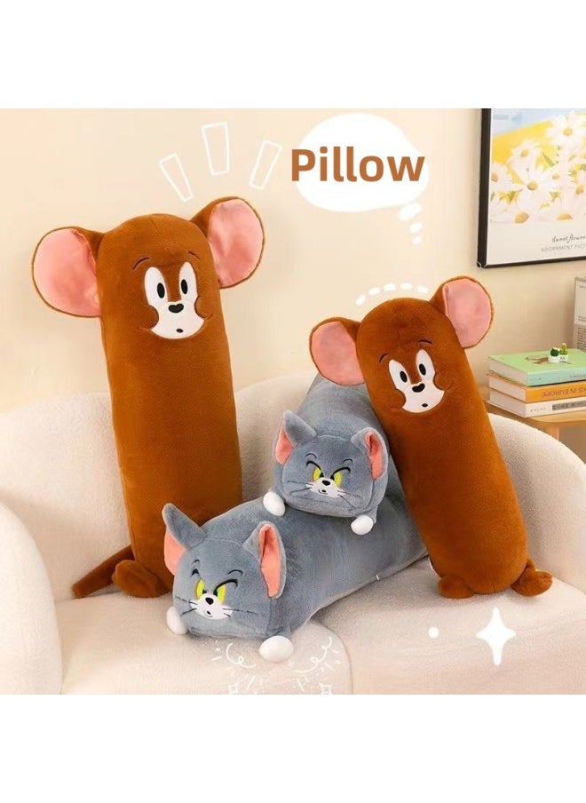 Generic - [17000 People's Collection] TOM Tom Cat And Mouse Long Pillow Bed Super Soft Leg Sleeping Male-Color:Jerry Rat [collect And Follow For Expedited Delivery]-Height:Only Gift Box [no Doll] Please Read Clearly Before Ordering - Image 1