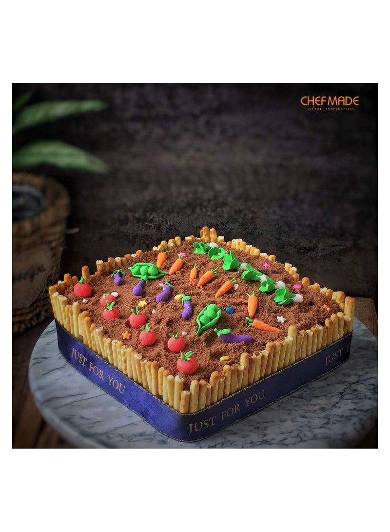 شيف ميد Square Cake Pan 8 Inch Deep Dish with Removable Loose Bottom - Image 4