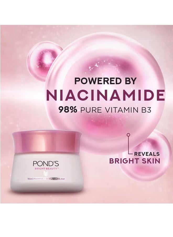 Pond's Bright Beauty Anti-Spot Serum Cream with Niacinamide and SPF 15 PA++, Fades Dark Spots and Reveals Bright Skin, 45g - Image 5