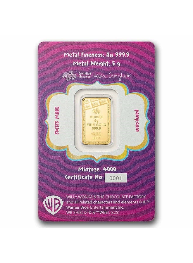 بامب سبيكة بامب سويس ويلي وانكا ٥ غرام ٢٤ قيراط - Image 2