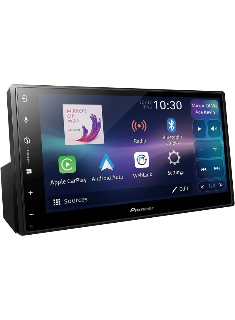 Pioneer DMH-A5650BT 6.8" AV Receiver with Wireless Apple CarPlay, Wireless Android Auto and Mirroring by Weblink Cast - Image 1